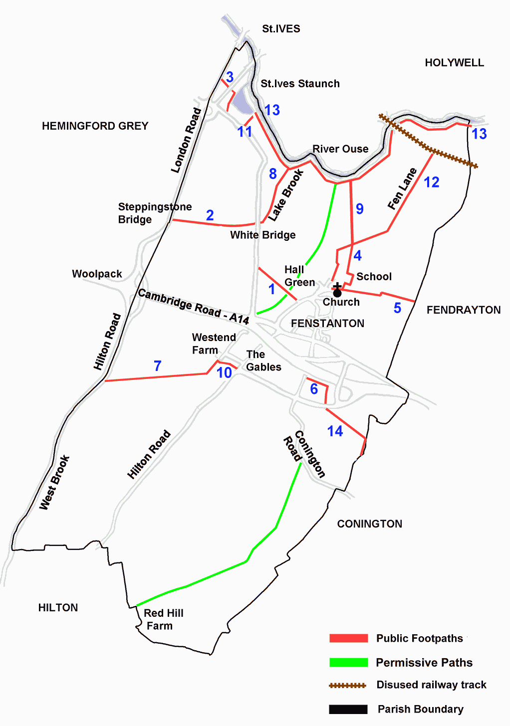 Fensatnton Footpaths