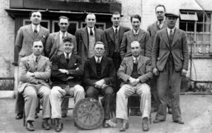 Crown & Pipes Fenstanton Darts Team 1930s