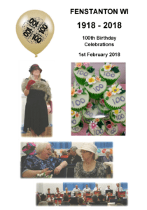 Fenstanton WI 100th Birthday
